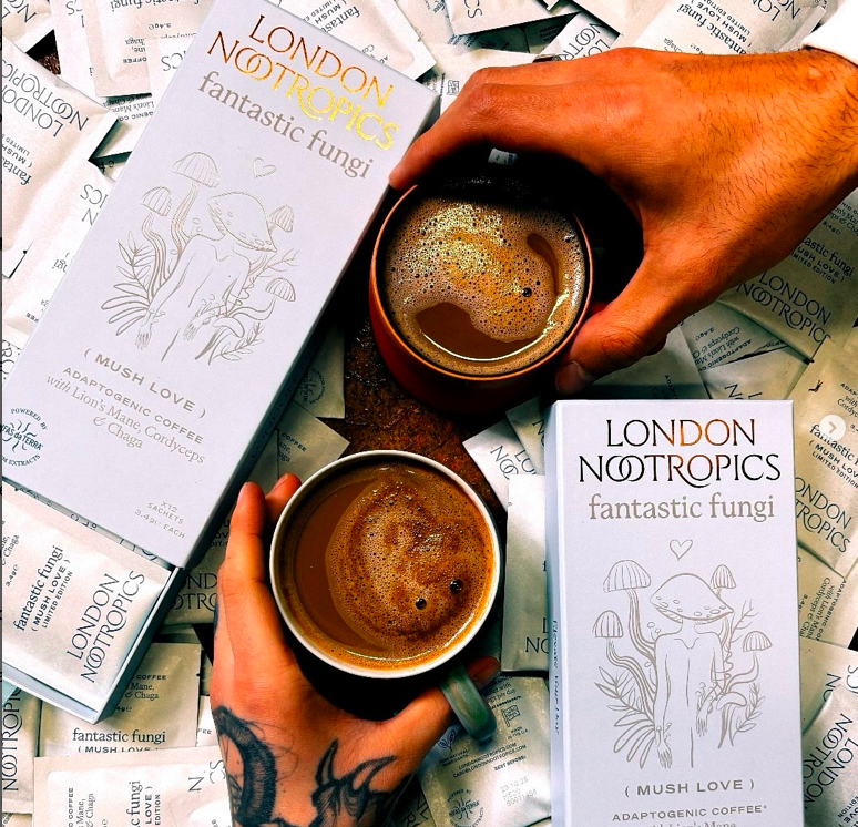 London Nootropics adaptogenic coffee blends—Flow, Zen, and Mojo