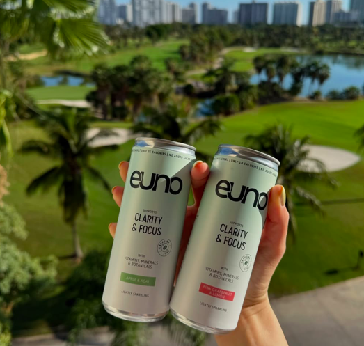 Euno caffeine-free drinks, packed with adaptogens and nootropics to support mental clarity and focus.