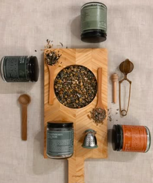 Botanical ingredients used in Free Spirit Crazy Diamond teas